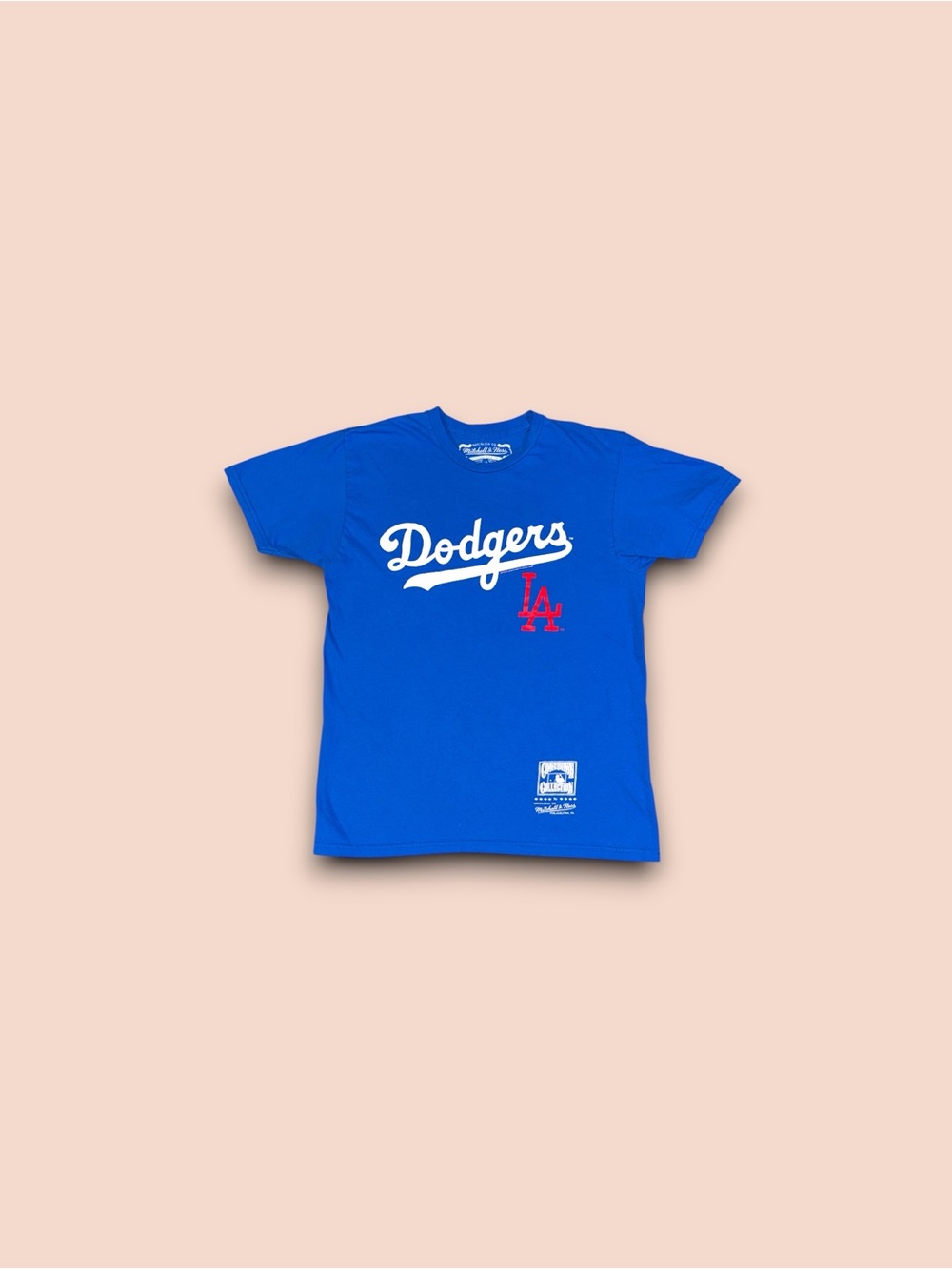 LA Dodgers MLB Mitchell & Ness Genuine Merchandise t-shirt blue men’s medium